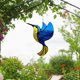 thumbnail image 5 of Colibr铆 Colgante Acr铆lico Colgante Colibr铆 Ventana Adorno Colgante Colibr铆 Sun Catcher Para El Hogar Manchado Jard铆n P谩jaro Decoraci贸n Colgante,Azul, 5 of 7