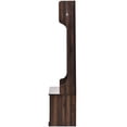 thumbnail image 6 of Hall Tree with Bench and Shoe Storage, 3 in 1 Entryway Bench With Coat Rack and Shoe Cubbies, Mudroom Bench with Storage and 6 Steel Double Hooks for Entryway (Tiger, 39.4"L x 15.7"W x 70.8"H), 6 of 9