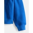 thumbnail image 3 of Wonder Nation Girls Fleece Crewneck Sweatshirt, Sizes 4-18 & Plus, 3 of 3