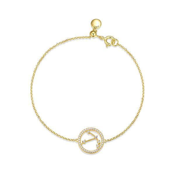 Diamondlite collection Zodiaque Zircon Cubique "Aries" constellation - Or