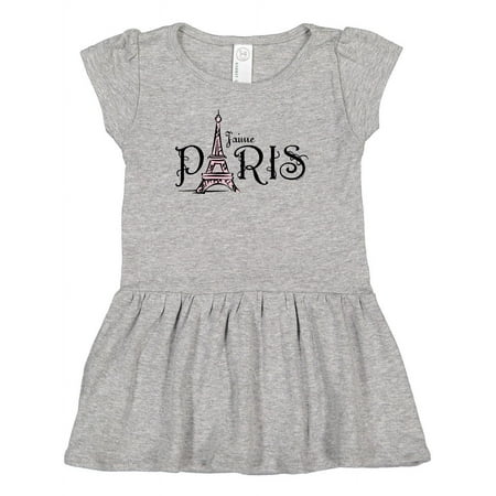 

Inktastic J aime Paris Girls Baby Dress
