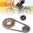 thumbnail image 4 of HURRISE 22T Freewheel 13T Sprocket Set,22T Rear Freewheel 38 Links Chain Set,Sprocket Chain Set 22T Tooth Rear Freewheel 38 Links Chain and 13T Tooth Sprocket Set, 4 of 8