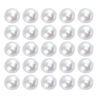 Niziky 300PCS Flat Back Half Round Pearls, 14mm Gold Half Flatback Pearls  Gems Beads for Crafts, Flat Back Half Pearls for Craft Projects, Jewelry