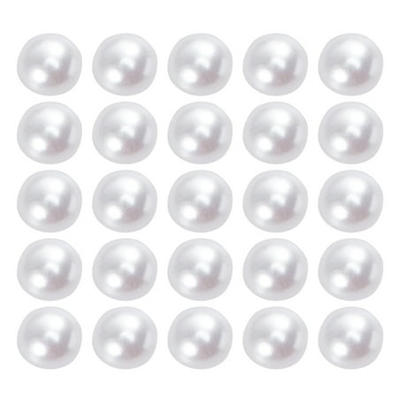 

NUOLUX 2000pcs 4mm Half Round Artificial Pearl Beads Flat Back Pearl for Craft DIY Gift Making (White)