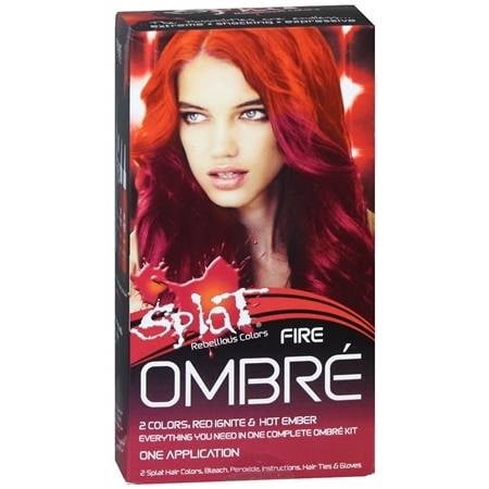 Splat Hair Color Kit Ombre, Fire 1.0 ea(pack of