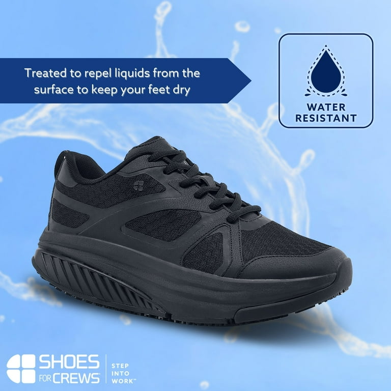 Shoes For Crews Energy II Women s Slip Resistant Work Shoes Water Resistant Black