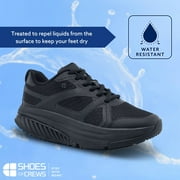 Shoes For Crews Energy II, Womens Slip Resistant Work Shoes, Water Resistant, Black