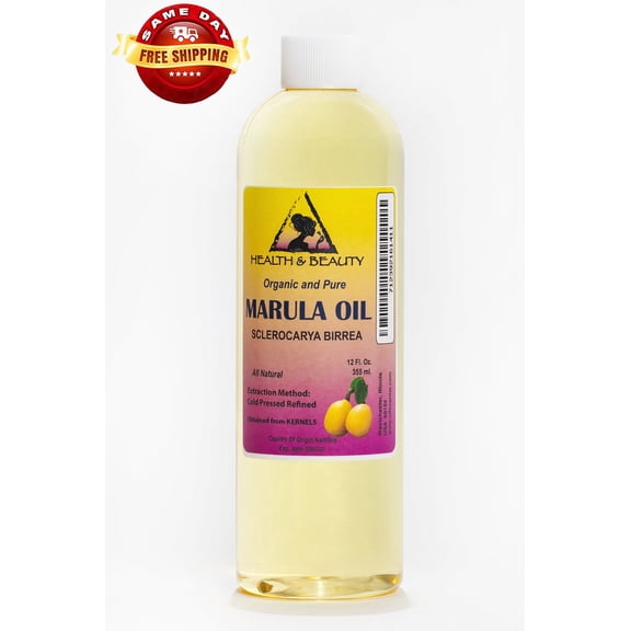 Marula Oil Refined Organic Carrier Cold Pressed 100% Pure Natural HEALTH & BEAUTY 24 oz