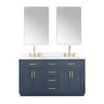 thumbnail image 2 of Gavino 60" Wood Vanity in Royal Blue with Composite Stone Top and Mirror, 2 of 12