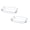 Clear1-2Pcs, variant on 2 Pcs Glass Baking Dish, Rectangular Tempered Glass Casserole Dish with Handles, Oblong Glass Cake Pan for Oven Lasagna Roasting, Non-Stick Dishwasher Safe Bakeware for Home Kitchen Cooking, 1.7L