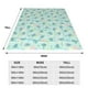 thumbnail image 3 of Balery Sea Turtle Manta de Felpa Suave y Acogedora – Cobija de Franela Aterciopelada para Cama, Lavable y Cálida para Sofá, Mascotas, Transpirable-80"x60", 3 of 7