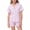Pink, variant on Baby Girl Outfit Summer Button Down Short Sleeve Top and Shorts Printed Homewear Set Baby Clothes Boy Hot Pink 2-3 Years