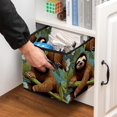 thumbnail image 5 of Penguin Foldable Storage Cubes with Handle 10.8"x10.5"x10.6" - Large Capacity Storage Containers, Storage Bins, Toy Box, 5 of 6