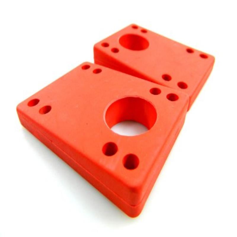 Angled Wedge Rubber Riser Pads 5/169/16 (8mm14mm) (Red)