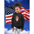 thumbnail image 2 of Cute Patriotic Baby Fox Hoodie Juniors -Image by Shutterstock,  Medium, 2 of 4
