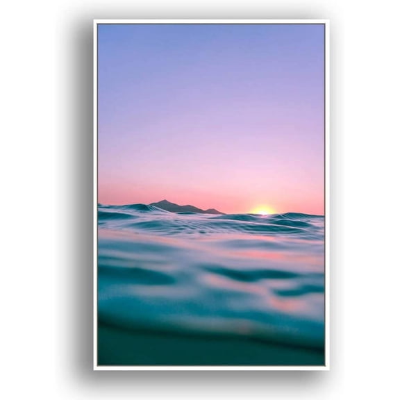 IDEA4WALL Framed Canvas Wall Art for Living Room, Bedroom Coast and Sea Canvas Prints for Modern Home Decoration Ready to Hang