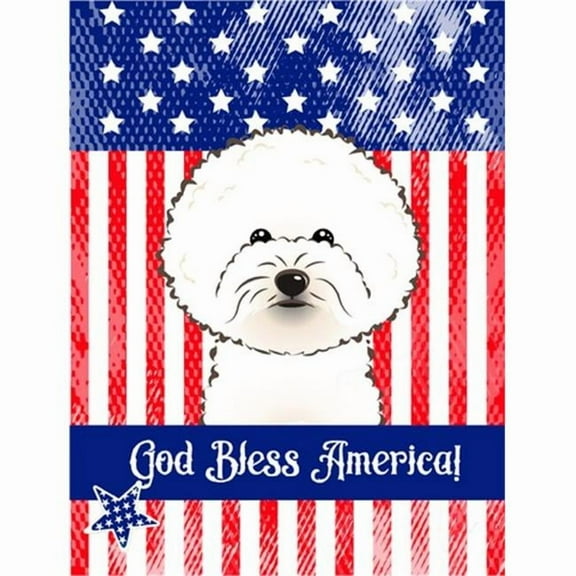 Caroline's Treasures BB2147GF Bichon Frise Flag Garden Size , Small, multicolor