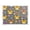 Cute Tiger Face Pattern, variant on Acrylic Tray Clear Serving Tray Rectangle Decorative Tray with Cut Handle Deer Surrounded by Autumn Leaves