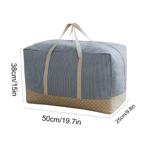 Large Capacity 3D Storage Bag for Quilts, Clothes & Blankets - Under Bed Organizer with Insect-Proof Washable Material for Bedroom & Closet
