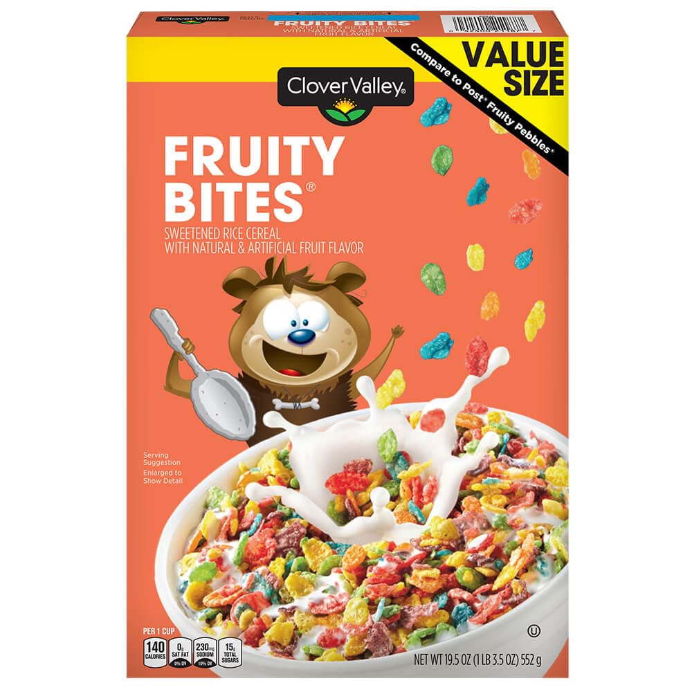 A Product of Clover Valley Fruity Bites, 19.5 oz Pack of 3 Walmart