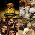 thumbnail image 6 of 2 Pack Ice Cube Trays for Cocktail, Silicone 3D Skull Ice Cube Tray and Sphere Ice Ball Mold with Ice Cube Clamp, Funny Ice Skull for Whisky, Easy Release Black, 6 of 7