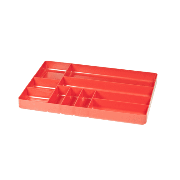 Ernst Mfg. 10 Compartment Organizer Tray Red