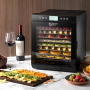 Magic Mill Premium Dehydrator Machine with 15 Stainless Steel Trays, Extra Large Capacity Food Dehydrator for Home Kitchen Countertop Use