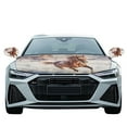 thumbnail image 2 of Yuyamidu 3 PCS Horse Side View Mirror Cover for Car Sedan Snowfield Exterior Rear View Accessories Washable Auto Hood Cover Protector Stylish Car Bonnet Banner Auto Exterior Decoration, 2 of 7
