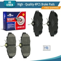 YXPCARS 4PCS Rear Ceramic Brake Pads (BD1465) for Ford Mustang 2010-2014