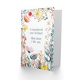 thumbnail image 2 of Artery8 Greeting Card Remembered Means I Like You Floral Flowers For Her Woman Wife Mum Sister Daughter Birthday Card, 2 of 3