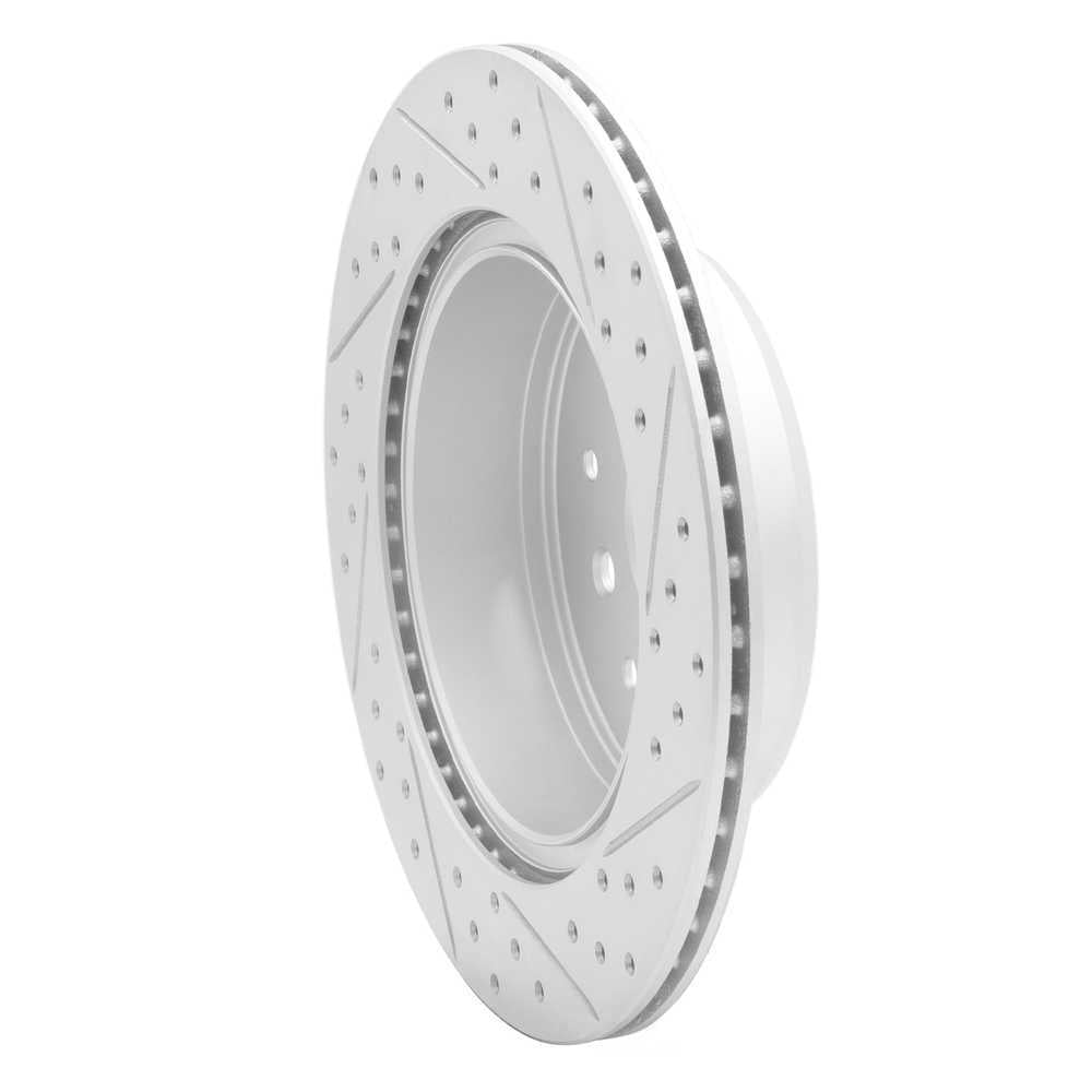 Dynamic Friction Company 830-76064L DFC Geoperformance Rotor - Drilled and Slotted