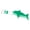 Green, variant on Bright Color Fish Shape Floating Keychain Prevents Key Loss In Water Great For Rafting And Boating Water Activity