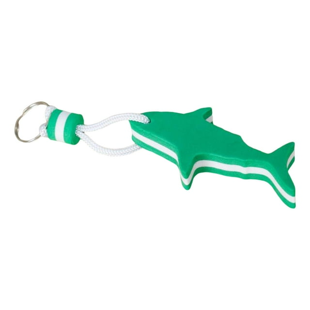 Llavero flotante Sunnimix en tiburón verde para kayak y pesca