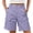 Purples, variant on Workout Shorts Women 2 in 1 New Women's Cargo Shorts Elastic Waist Loose Shorts with Multi Pocket Summer Outdoor Hiking Workout Sports Shorts Wine M