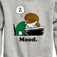 thumbnail image 3 of Peanuts - Peppermint Patty Mood - Toddler & Youth Crewneck Fleece Sweatshirt, 3 of 6