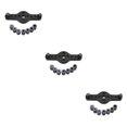 thumbnail image 1 of maskred Precise 2-10mm Sel Centering Doweling Set Wood Hole Locator Black black 3PCS, 1 of 6