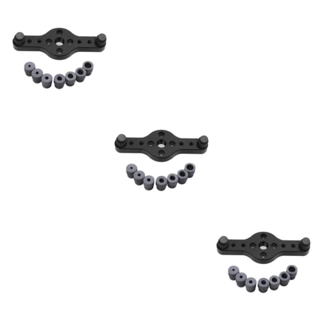 maskred Precise 2-10mm Sel Centering Doweling Set Wood Hole Locator Black black 3PCS