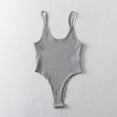 thumbnail image 4 of Wyongtao Shapewear Bodysuit for Women Tummy Control Body Shaper Waist Trainer Butt Lifter Bodysuit,Gray M, 4 of 4