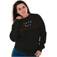 thumbnail image 3 of Funny Sarcastic Cute But Devilish Women Crewneck Sweatshirt Brisco Brands S, 3 of 6