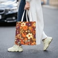 thumbnail image 6 of Canvas Bag Tote Bag Shopping Bag 16×15in Can Be Carried By Hand And Can Be Used For Daily Travel Such As Shopping And Going To Work Groovy Flowers, 6 of 8