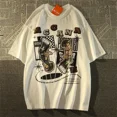 thumbnail image 4 of Camisetas bonitas a la moda para hombre y mujer, camiseta de manga corta con estampado de marca Retro Kawaii de gran tamaño, Top versátil estilo Ins con gráfico Y2k, 4 of 5