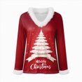 thumbnail image 4 of Towmus Christmas Sweatshirts for Women Sequin Xmas Tree Print Graphic Long Sleeve Womens Pullover Tops, 4 of 4