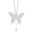 thumbnail image 6 of Fairnull Sparkling Butterfly Pendant Car Rear View Mirror Charm Elegant Faux Crystal Pendant for Car Decoration And Home, 6 of 11