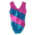 thumbnail image 5 of Kids Pink Diagonal Gymnastics Leotard, 5 of 6