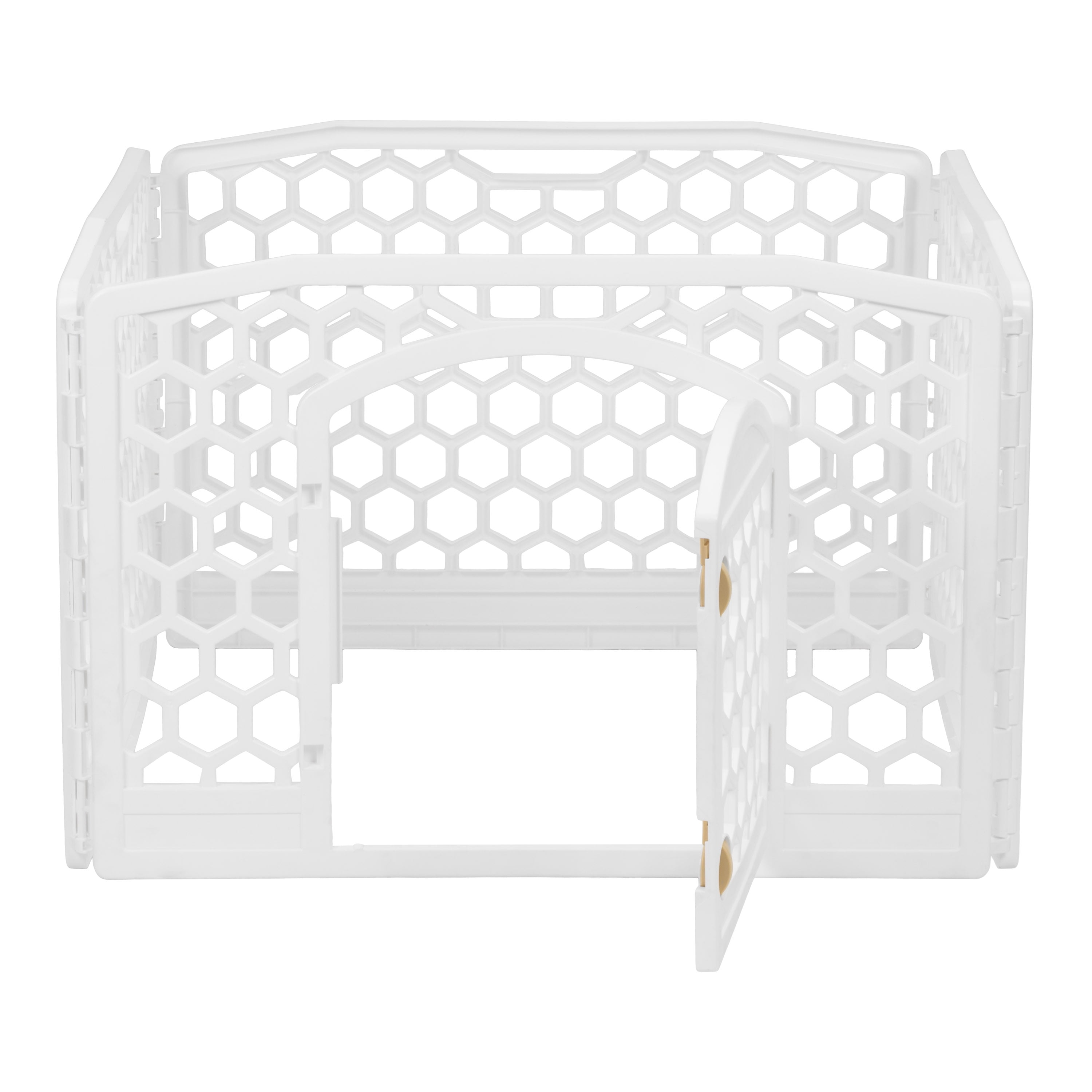 IRIS, Dog Exercise Playpen, White, 24-in, 4-Panel