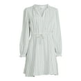 thumbnail image 3 of Time and Tru Women's Smocked Tie Shoulder Dress, 3 of 5