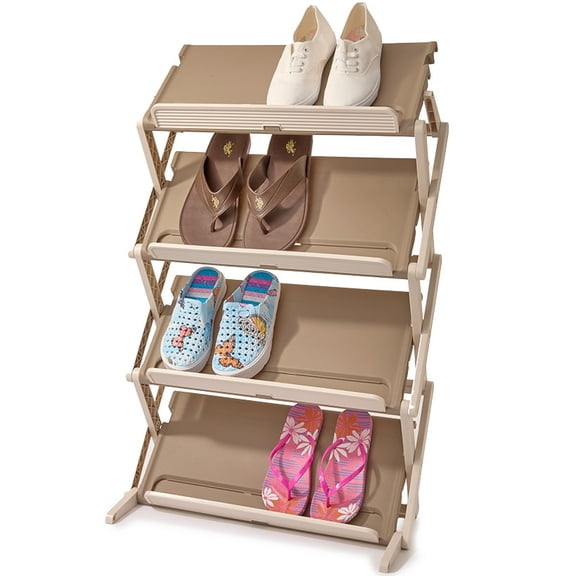 Expandable Shoe Rack - 4 Tier