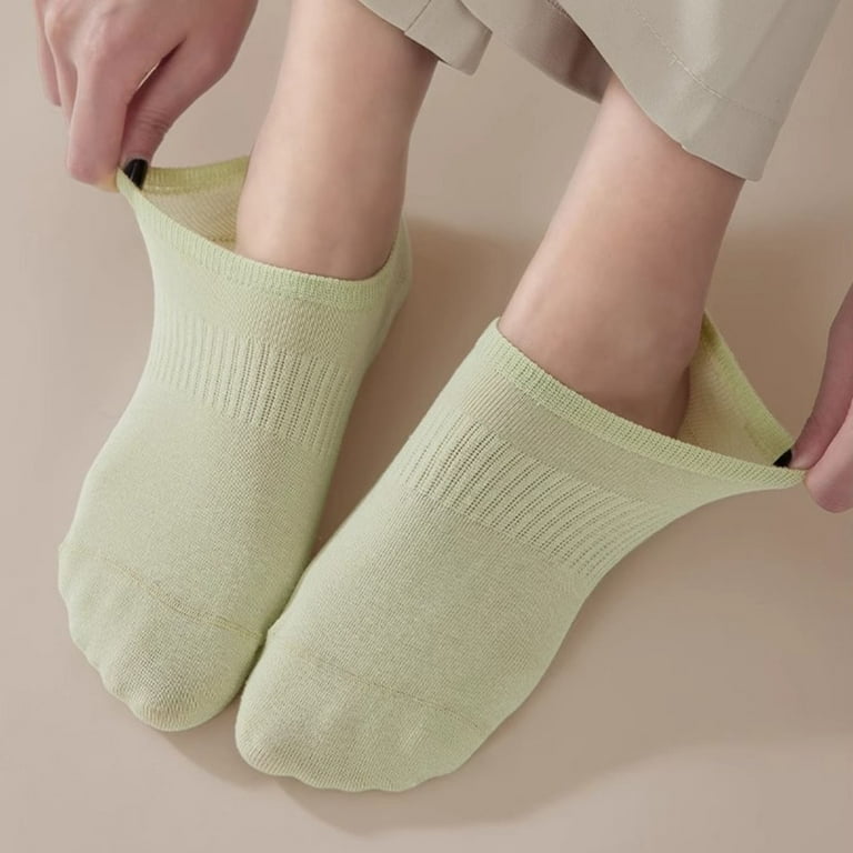 Womens Comfortable Breathable Macaron Coloured Boat Socks Toddler