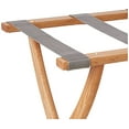 thumbnail image 4 of Wooden Mallet LR2-LOGRY Porte-bagages Design Courbe avec Sangles Grises - Chêne Clair, 4 of 6