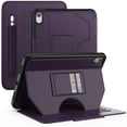 thumbnail image 5 of Designed for iPad 10th Gen 2022 / iPad (A16) 11th Gen 2025 with Strong Magnetic Cover/Pencil Holder/Multi-Angle Stand/Card Slot, Stylish Shockproof Protective PU Leather Cover, Purple, 5 of 8
